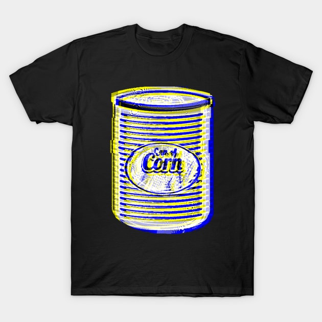 Can of Corn - Almost Black and White 2023 Season T-Shirt by TJWDraws